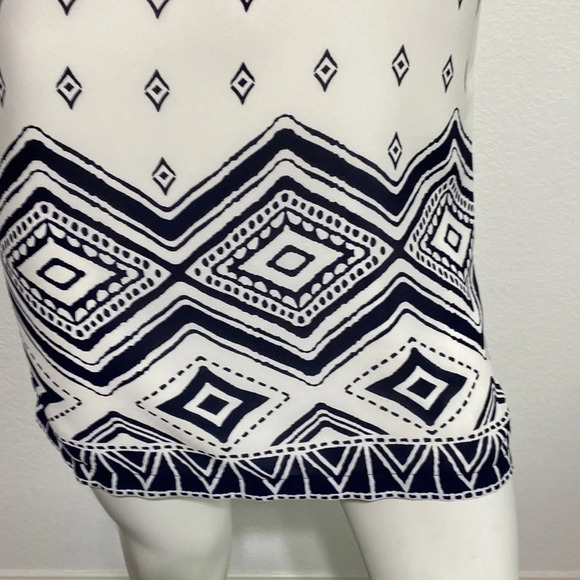 Lulus Caribbean Seas Retro Navy Blue & White Indie Sleaze Shift Dress Size XS - Picture 3 of 8